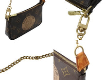 Load image into Gallery viewer, LOUIS VUITTON ルイヴィトン ミニ ポシェット アクセソワール ポーチ M60153 T&amp;B ブラウン ゴールド金具 美品 中古 66344
