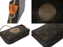 Load image into Gallery viewer, LOUIS VUITTON ルイヴィトン ミニ ポシェット アクセソワール ポーチ M60153 T&amp;B ブラウン ゴールド金具 美品 中古 66344