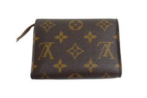 極美品 LouisVuitton ルイヴィトン ポルトフォイユヴィクトリーヌ 折り財布 M62472 2019SS モノグラムキャンバス ブラウン 中古 66346