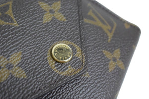 極美品 LouisVuitton ルイヴィトン ポルトフォイユヴィクトリーヌ 折り財布 M62472 2019SS モノグラムキャンバス ブラウン 中古 66346