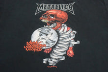 Load image into Gallery viewer, METALLICA メタリカ 半袖Ｔシャツ ヴィンテージツアーTシャツ ブラック コットン サイズ3XL 美品 中古 66348