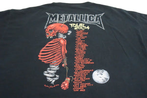 METALLICA メタリカ 半袖Ｔシャツ ヴィンテージツアーTシャツ ブラック コットン サイズ3XL 美品 中古 66348