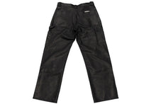 Load image into Gallery viewer, 未使用 CHROME HEARTS クロムハーツ 24年完売 カーペンター ダブルニー レザーパンツ ブラック SV925 size34 中古 66352
