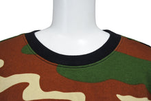 Load image into Gallery viewer, 新品同様 ChromeHearts クロムハーツ MattyBoy マッティボーイ Caution Crewneck スウェット カモ ブラウン サイズXL 中古 66356