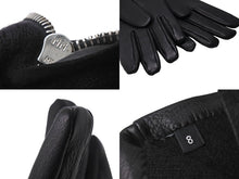 画像をギャラリービューアに読み込む, 極美品 CHROME HEARTS クロムハーツ DGR ZIP GROVE ダガージップ レザー グローブ 手袋 ブラック シルバー金具 サイズ8 中古 66360