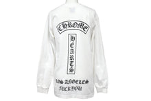 画像をギャラリービューアに読み込む, CHROME HEARTS クロムハーツ FUCK YOU ロング Tシャツ トップス 長袖 サイズS ホワイト ブラック 良品 中古 66365