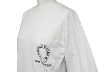 画像をギャラリービューアに読み込む, CHROME HEARTS クロムハーツ FUCK YOU ロング Tシャツ トップス 長袖 サイズS ホワイト ブラック 良品 中古 66365