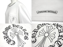 Load image into Gallery viewer, 極美品 CHROME HEARTS クロムハーツ 半袖Ｔシャツ トップス クールネック サイズM ホワイト ブラック 中古 66369