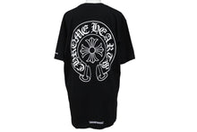 Load image into Gallery viewer, CHROME HEARTS クロムハーツ 半袖Ｔシャツ トップス クルーネック サイズM ブラック ホワイト 美品 中古 66372