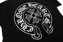 Load image into Gallery viewer, CHROME HEARTS クロムハーツ 半袖Ｔシャツ トップス クルーネック サイズM ブラック ホワイト 美品 中古 66372