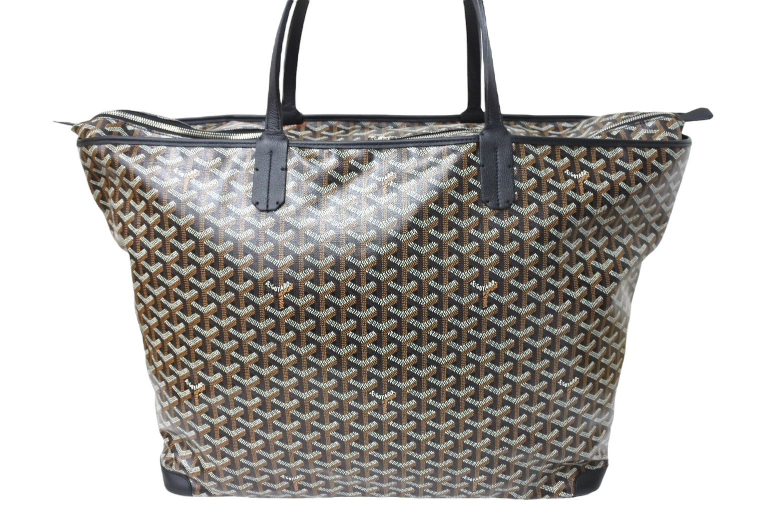 極美品 GOYARD ゴヤール アルトワGM バッグ トートバッグ ARTOISGMLTY01CL01P PVC レザー ブラック シルバー金具 中古  66376 – Casanova Vintage