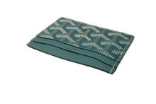 Load image into Gallery viewer, 新品未使用 GOYARD ゴヤール サン シュルピス カードケース グリーン PVC レザー STSULPPMLTY09CL09X 中古 66378