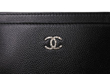 Load image into Gallery viewer, CHANEL シャネル カードケース ココマーク 16番台 イタリア製 キャビアスキン ブラック 美品 中古 66382