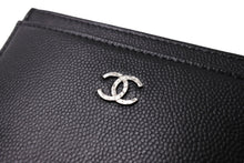 画像をギャラリービューアに読み込む, CHANEL シャネル カードケース ココマーク 16番台 イタリア製 キャビアスキン ブラック 美品 中古 66382