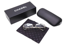 画像をギャラリービューアに読み込む, CHANEL シャネル サングラス メガネ リムレス ココマーク 4093 イタリア製 メタル ラインストーン サイズ56□16 美品 中古 66383