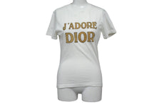 Load image into Gallery viewer, ChristianDior クリスチャンディオール ジャドール 半袖Ｔシャツ ブラウン ホワイト 3P16155020 ホワイト ベージュ 美品 中古 66387