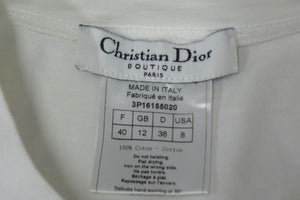 ChristianDior クリスチャンディオール ジャドール 半袖Ｔシャツ ブラウン ホワイト 3P16155020 ホワイト ベージュ 美品 中古 66387