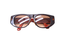 Load image into Gallery viewer, ChristianDior クリスチャンディオール サングラス 2556A プラスチック ブラック ワインレッド サイズ55□15 美品 中古 66388