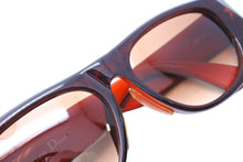 Load image into Gallery viewer, ChristianDior クリスチャンディオール サングラス 2556A プラスチック ブラック ワインレッド サイズ55□15 美品 中古 66388