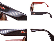 Load image into Gallery viewer, ChristianDior クリスチャンディオール サングラス 2556A プラスチック ブラック ワインレッド サイズ55□15 美品 中古 66388