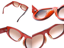 Load image into Gallery viewer, ChristianDior クリスチャンディオール サングラス 2556A プラスチック ブラック ワインレッド サイズ55□15 美品 中古 66388