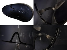 画像をギャラリービューアに読み込む, 極美品 BALENCIAGA バレンシアガ メルセデスAMGフェイスシールド フランス製 ポリウレタン ブラック サイズL 中古 66394