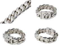 画像をギャラリービューアに読み込む, ChromeHearts クロムハーツ 9LINK CLASSIC XL BSフレアXL ボックスID シルバーブレスレット 546.48g シルバー925 美品 中古 66397 正規品