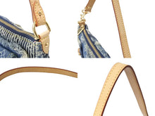 Load image into Gallery viewer, 極美品 LOUISVUITTON ルイヴィトン パウチィ ワンショルダーバッグ M95382 パッチワーク モノグラムデニム ブルー 中古 66403