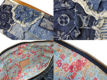 Load image into Gallery viewer, 極美品 LOUISVUITTON ルイヴィトン パウチィ ワンショルダーバッグ M95382 パッチワーク モノグラムデニム ブルー 中古 66403