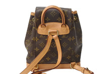 Load image into Gallery viewer, LOUIS VUITTON ルイヴィトン ミニモンスリ リュック バックパック M51137 モノグラム ブラウン 美品 中古 66408