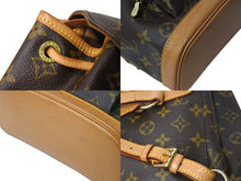 Load image into Gallery viewer, LOUIS VUITTON ルイヴィトン ミニモンスリ リュック バックパック M51137 モノグラム ブラウン 美品 中古 66408