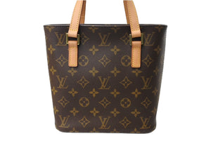 極美品 LOUIS VUITTON ルイヴィトン ヴァヴァンPM ハンドバッグ M51172 モノグラム ブラウン PVC レザー 中古 66410