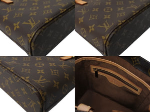 極美品 LOUIS VUITTON ルイヴィトン ヴァヴァンPM ハンドバッグ M51172 モノグラム ブラウン PVC レザー 中古 66410