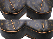 画像をギャラリービューアに読み込む, LOUIS VUITTON ルイヴィトン テムズGM ワンショルダーバッグ M56383 ブラウン モノグラムキャンバス 美品 中古 66411