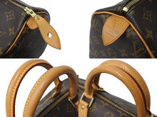 Load image into Gallery viewer, LOUIS VUITTON ルイヴィトン スピーディ30 ハンドバッグ M41526 旧型 モノグラム PVC レザー ゴールド金具 ブラウン 美品 中古 66412