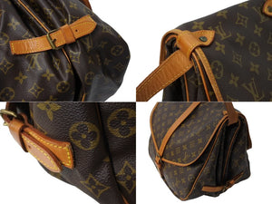 Louis Vuitton ルイヴィトン ソミュール35 ショルダーバッグ M42254 モノグラム キャンバス ブラウン ゴールド金具 美品 中古  66413 – Casanova Vintage