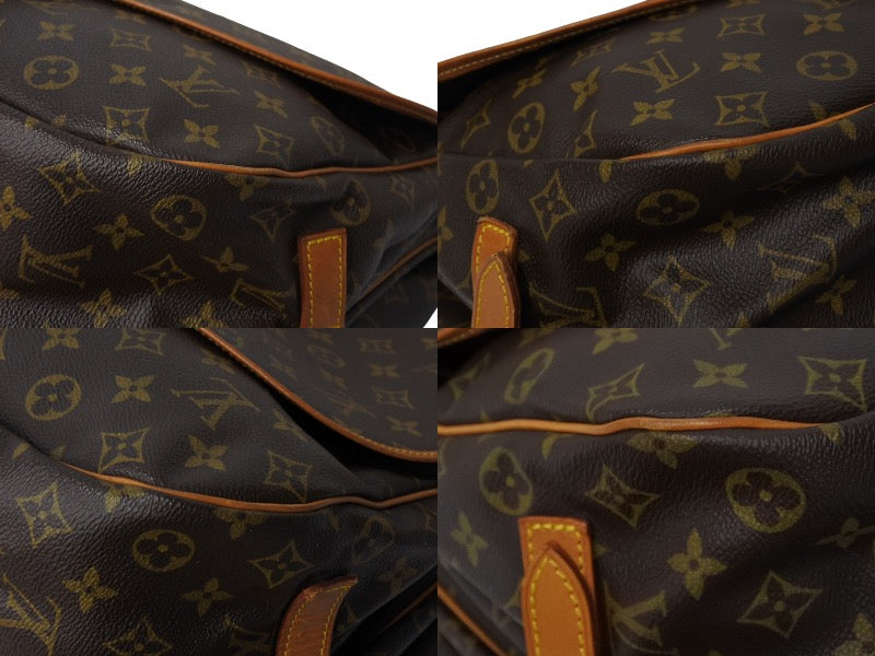 Louis Vuitton ルイヴィトン ソミュール35 ショルダーバッグ M42254 モノグラム キャンバス ブラウン ゴールド金具 美品 中古  66413 – Casanova Vintage