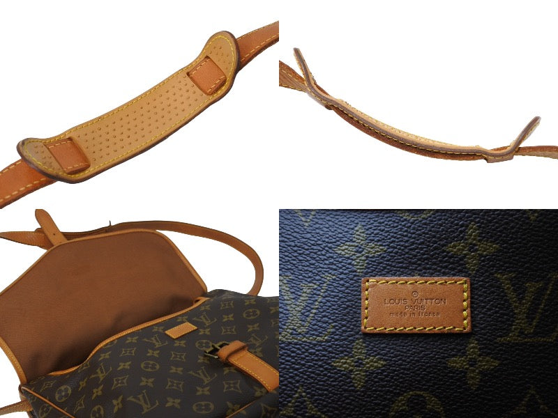 Louis Vuitton ルイヴィトン ソミュール35 ショルダーバッグ M42254 モノグラム キャンバス ブラウン ゴールド金具 美品 中古  66413 – Casanova Vintage