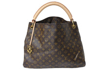 Load image into Gallery viewer, 極美品 LouisVuitton ルイヴィトン アーツィーMM ショルダーバッグ M40249 USA製 PVC ヌメ革 ブラウン ゴールド金具 中古 66414