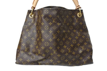 Load image into Gallery viewer, 極美品 LouisVuitton ルイヴィトン アーツィーMM ショルダーバッグ M40249 USA製 PVC ヌメ革 ブラウン ゴールド金具 中古 66414