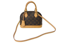 Load image into Gallery viewer, LOUIS VUITTON ルイヴィトン アルマBB ハンドバッグ M53152 ショルダー 2WAY モノグラムキャンバス PVC レザー 美品 中古 66416