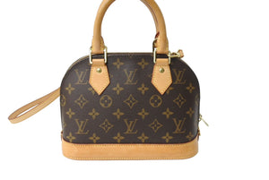 LOUIS VUITTON ルイヴィトン アルマBB ハンドバッグ M53152 ショルダー 2WAY モノグラムキャンバス PVC レザー 美品 中古 66416