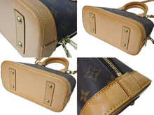 Load image into Gallery viewer, LOUIS VUITTON ルイヴィトン アルマBB ハンドバッグ M53152 ショルダー 2WAY モノグラムキャンバス PVC レザー 美品 中古 66416