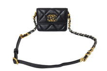 Load image into Gallery viewer, 極美品 CHANEL シャネル チェーンショルダーポーチ 31番台 ココマーク ラムスキン ブラック ゴールド シルバー 中古 66417