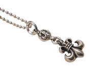 画像をギャラリービューアに読み込む, CHROME HEARTS クロムハーツ 1ボール BSフレア ペンダント ネックレス シルバー925 11.6g 美品 中古 66428