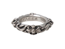 画像をギャラリービューアに読み込む, CHROME HEARTS クロムハーツ SBTバンド リング 指輪 サイズ9号 重量8.296g シルバー925 1998刻印 美品 中古 66429