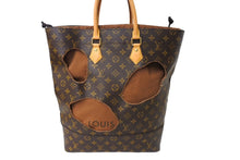 Load image into Gallery viewer, 極美品 LOUIS VUITTON ルイヴィトン ウィズホールズ トートバッグ M40279 コムデギャルソン 川久保玲 2014 ゴールド金具 中古 66431