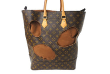 Load image into Gallery viewer, 極美品 LOUIS VUITTON ルイヴィトン ウィズホールズ トートバッグ M40279 コムデギャルソン 川久保玲 2014 ゴールド金具 中古 66431