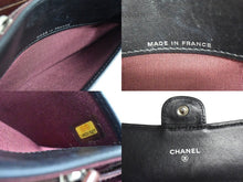 画像をギャラリービューアに読み込む, CHANEL シャネル マトラッセ 二つ折り財布 フラップウォレット 10番台 ココマーク ブラック ラムスキン 良品 中古 66484