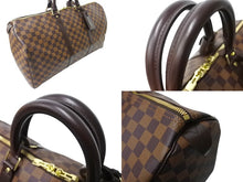 Load image into Gallery viewer, LOUIS VUITTON ルイヴィトン ダミエ キーポル50 ボストンバッグ N41427 コーティングキャンバス ブラウン 美品 中古 66490